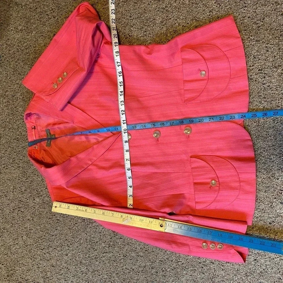Ann Taylor Pink Blazer Women Size 10 - Picture 3 of 5